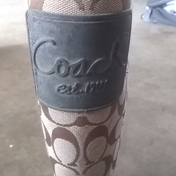Coach rainboots used, good condition. only wore a - Picture 2 of 2
